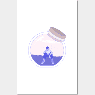 My Little Sea of Tears | Thoughtful Boy | Not Hamlet Design Posters and Art